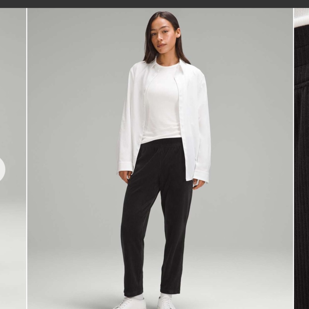 Lululemon Scuba Straight-Leg 7/8 Pant *velvet cord*